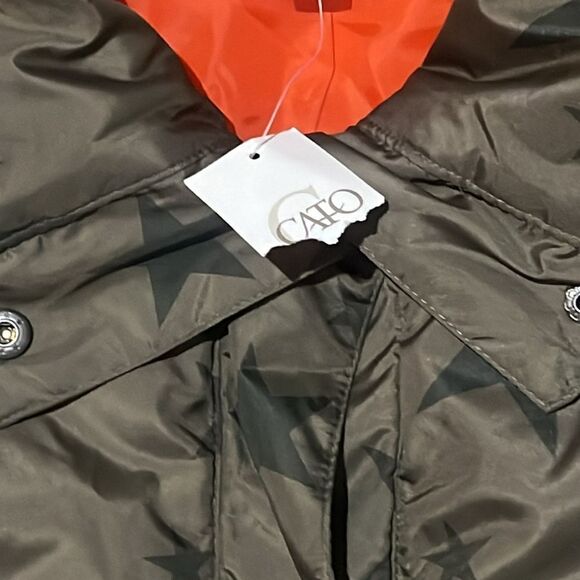 Cato Starry Puffer Cropped Jacket Size XL - Picture 6 of 7